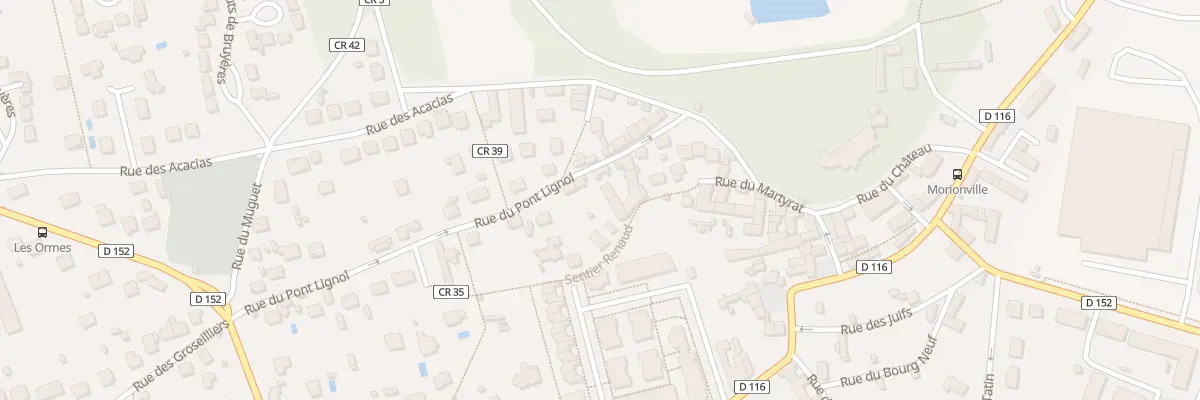 Plan du 5 Rue du Pont Lignol à Bruyères-le-Châtel