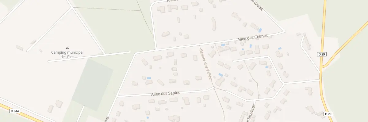 Plan du 16 All des Chênes à Nançay