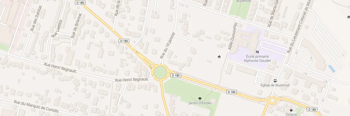 Plan du 77 Rue du Dix Neuf Janvier à Rueil-Malmaison