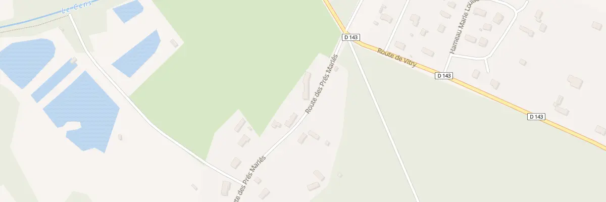 Plan du 116 Rte des Pres Maries à Sully-la-Chapelle