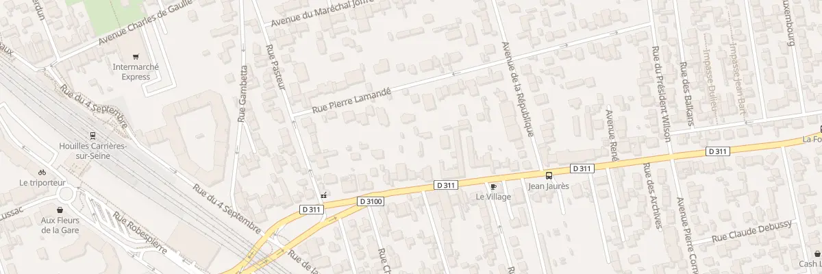 Plan du 10 Rue Pierre Lamandé à Houilles