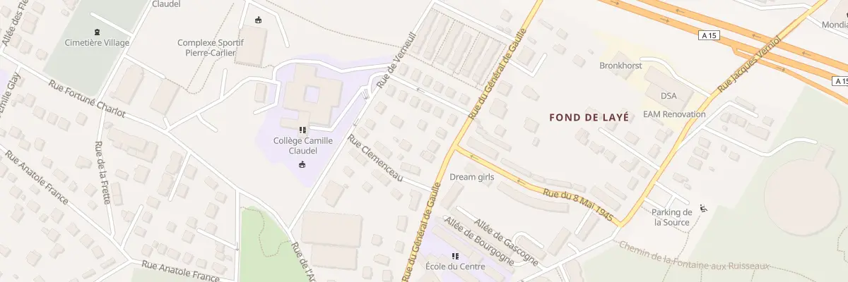Plan du 17 Rue du General de Gaulle à Montigny-lès-Cormeilles