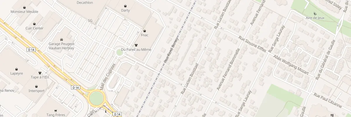 Plan du 22 Rue René Benay à Montigny-lès-Cormeilles