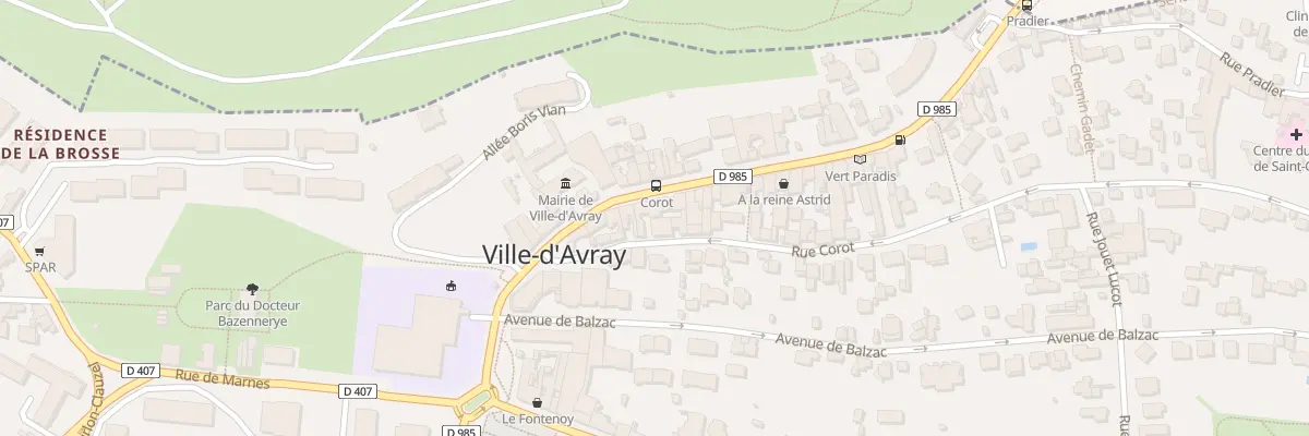 Plan du 20 Rue de Saint-Cloud à Ville-d’Avray