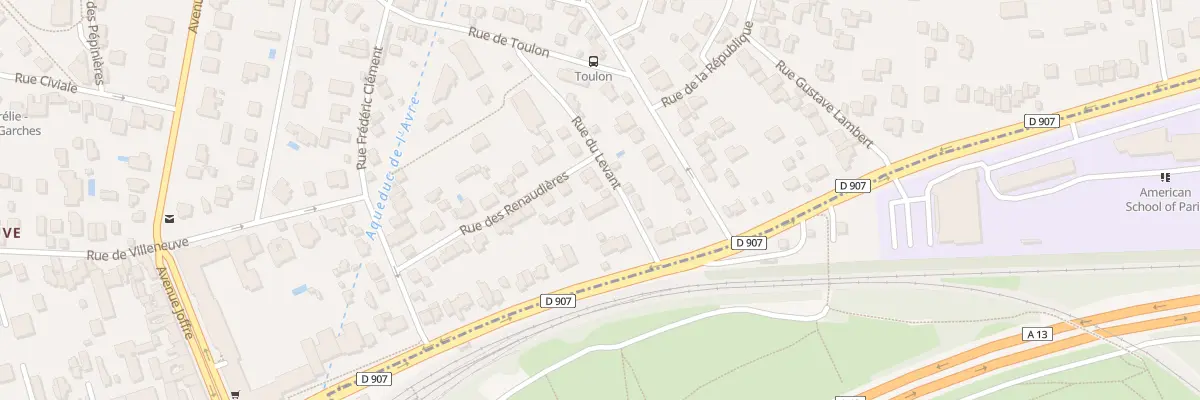 Plan du 3 Rue du Levant à Garches