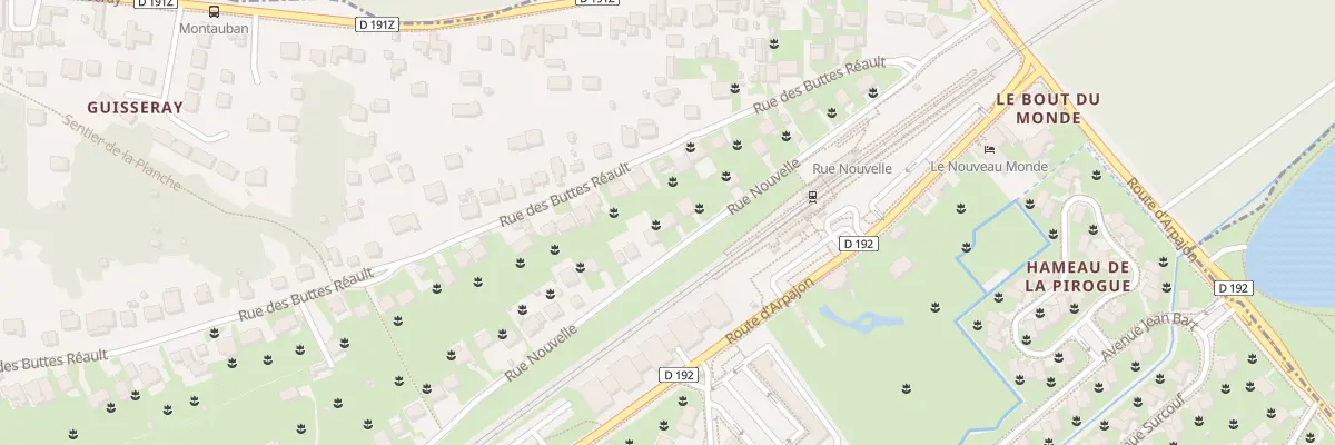 Plan du 22 Rue Nouvelle à Breuillet