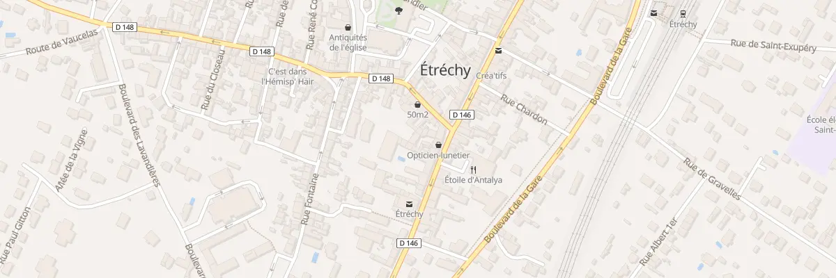 Plan du 52 Rue Grande Rue à Étréchy