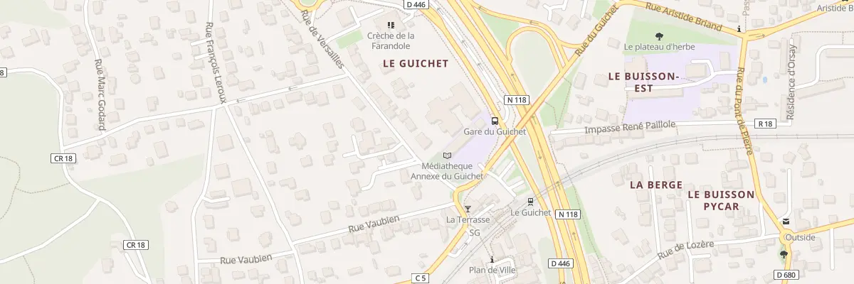 Plan du 6 Rue de Versailles à Orsay