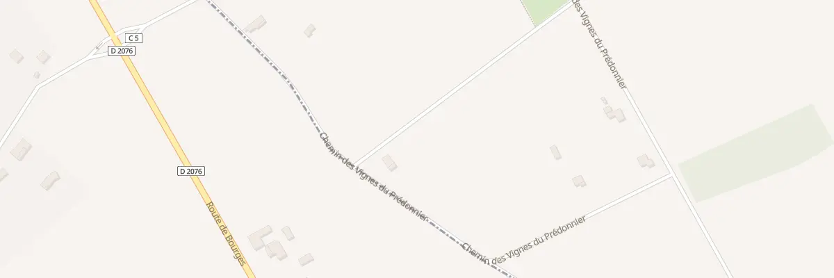 Plan du 7 Che des Vignes du Prédonnier à Allouis