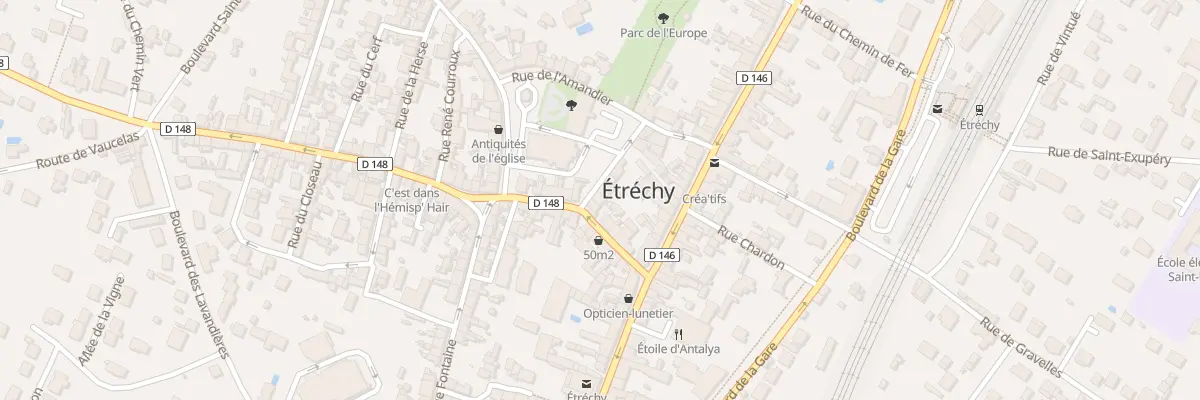 Plan du 2 Rue du 11 Novembre 1918 à Étréchy