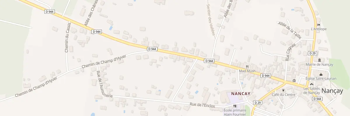 Plan du 35 Rue de Salbris à Nançay
