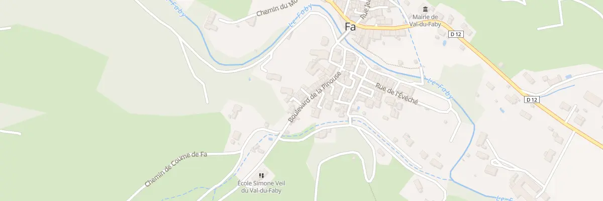 Plan du 26 Bd de la Pinouse à Val-du-Faby