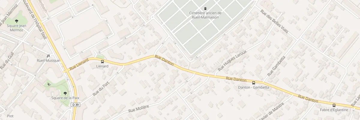 Plan du 23 Rue Danton à Rueil-Malmaison