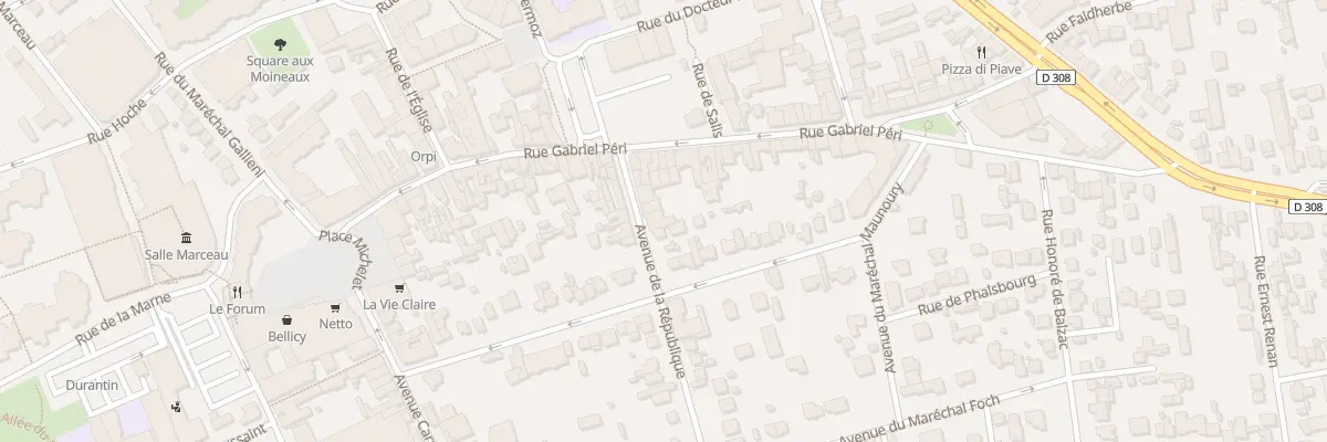 Plan du 5 Av de la République à Houilles