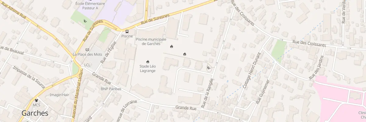 Plan du 84 Grande Rue à Garches