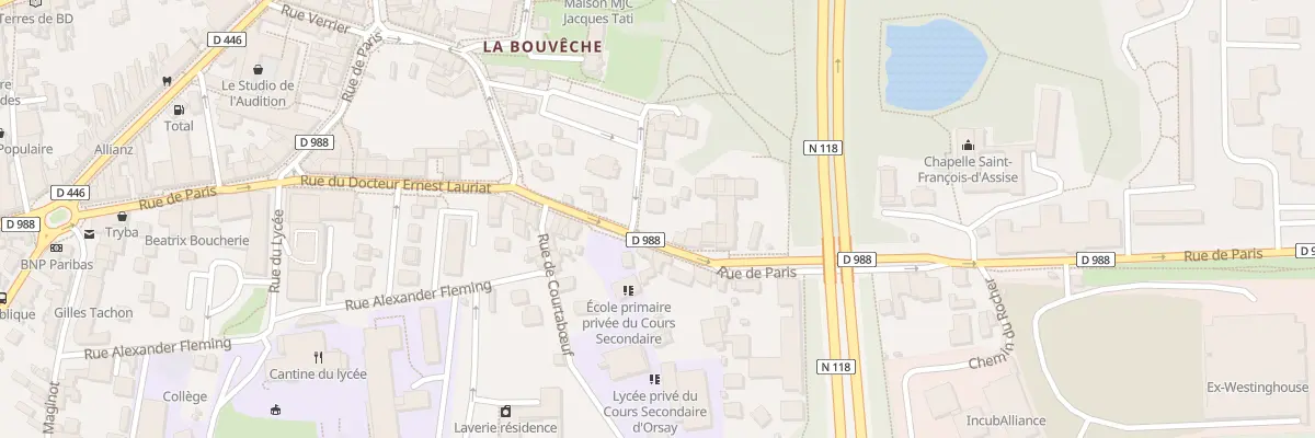 Plan du 87 Rue de Paris à Orsay