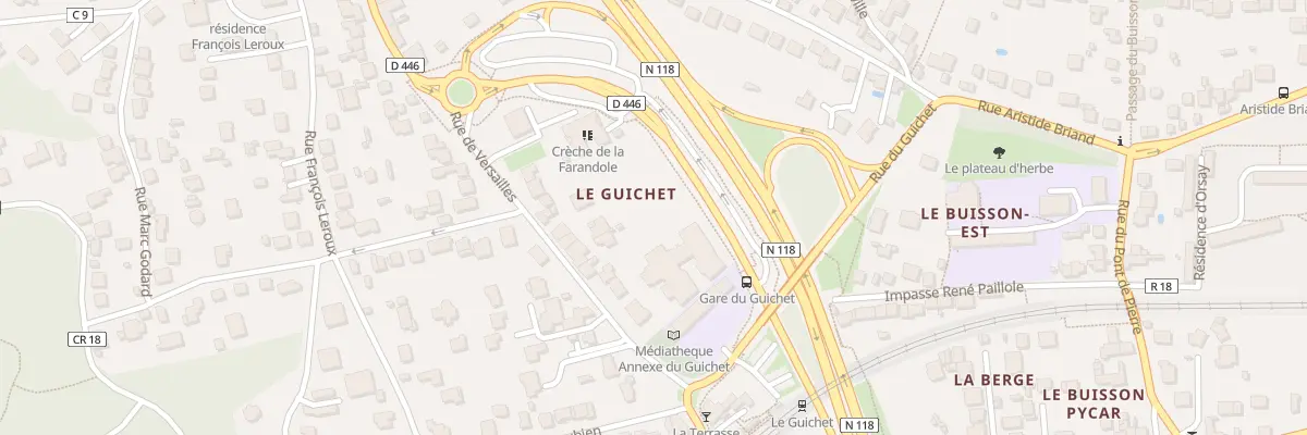 Plan du 14 Rue de Versailles à Orsay