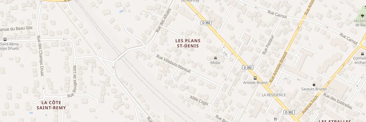 Plan du 14 Rue Villebois Mareuil à Cormeilles-en-Parisis