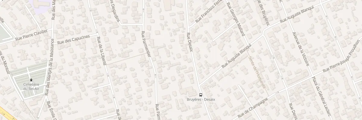 Plan du 83 Rue Desaix à Houilles