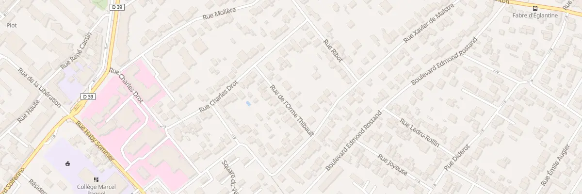 Plan du 9 Rue de l’Orme Thibault à Rueil-Malmaison