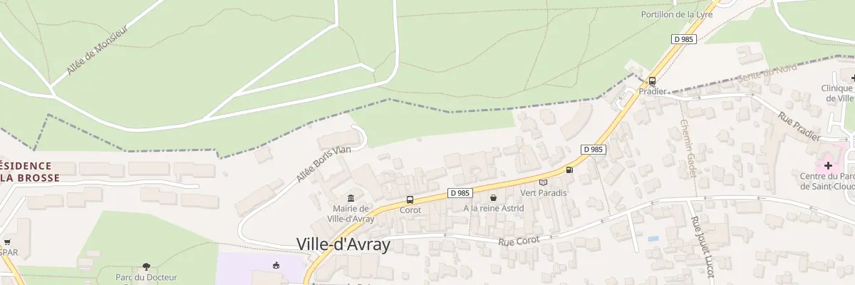 Plan du 29 Rue de Saint-Cloud à Ville-d’Avray