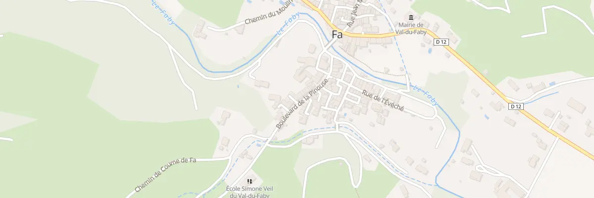 Plan du 22 Bd de la Pinouse à Val-du-Faby
