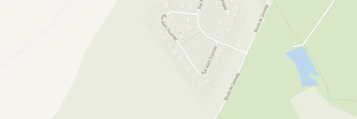 Plan du 24 Rue Alain Fournier à Tigy
