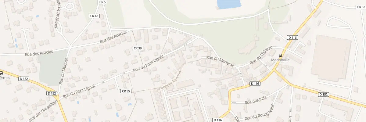Plan du 3 Rue du Pont Lignol à Bruyères-le-Châtel
