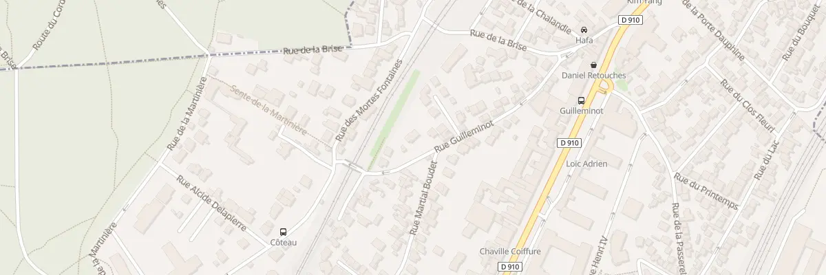 Plan du 30 Rue Guilleminot à Chaville