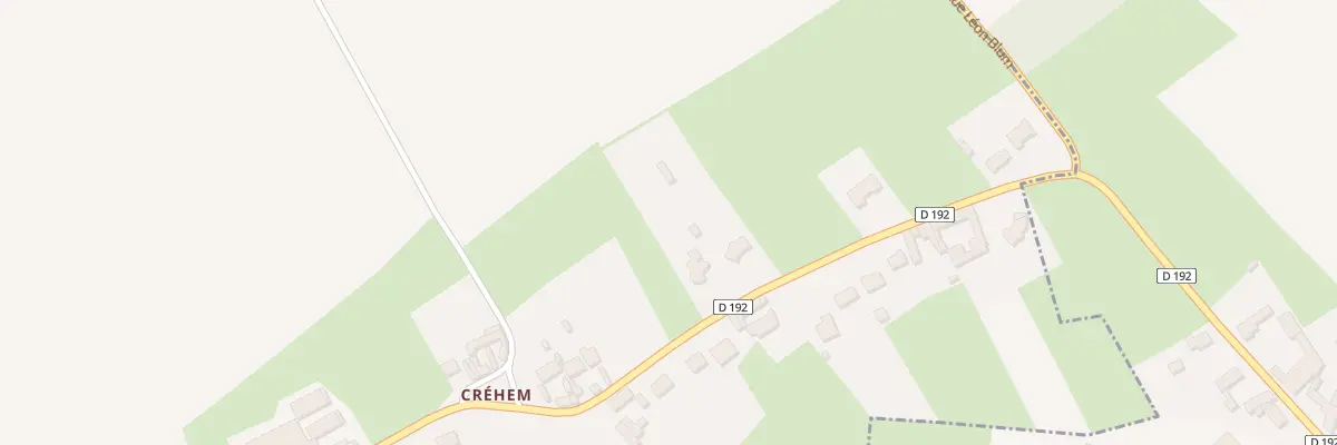 Plan du 23 Ham de Crehem à Remilly-Wirquin