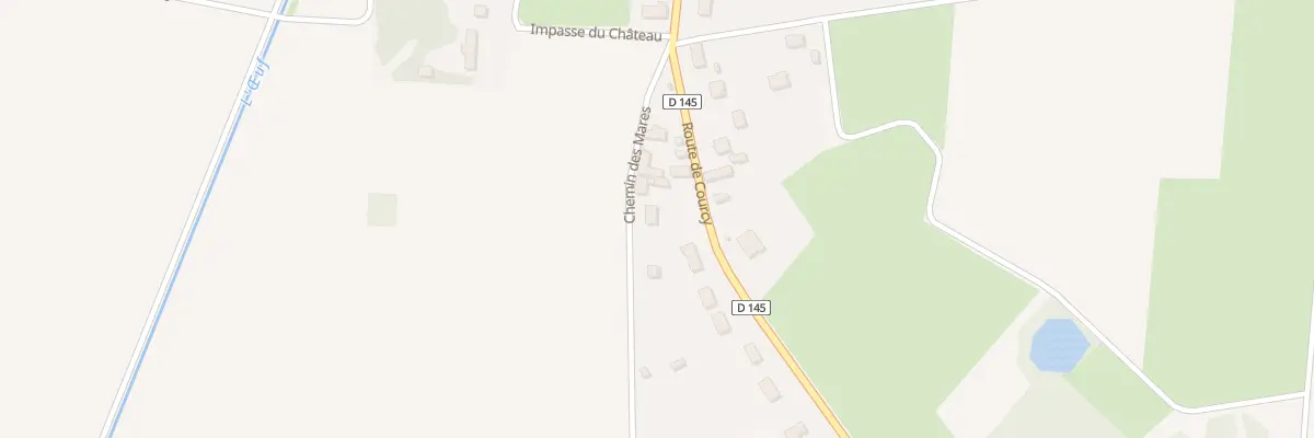 Plan du 1 Che des Mares à Mareau-aux-Bois