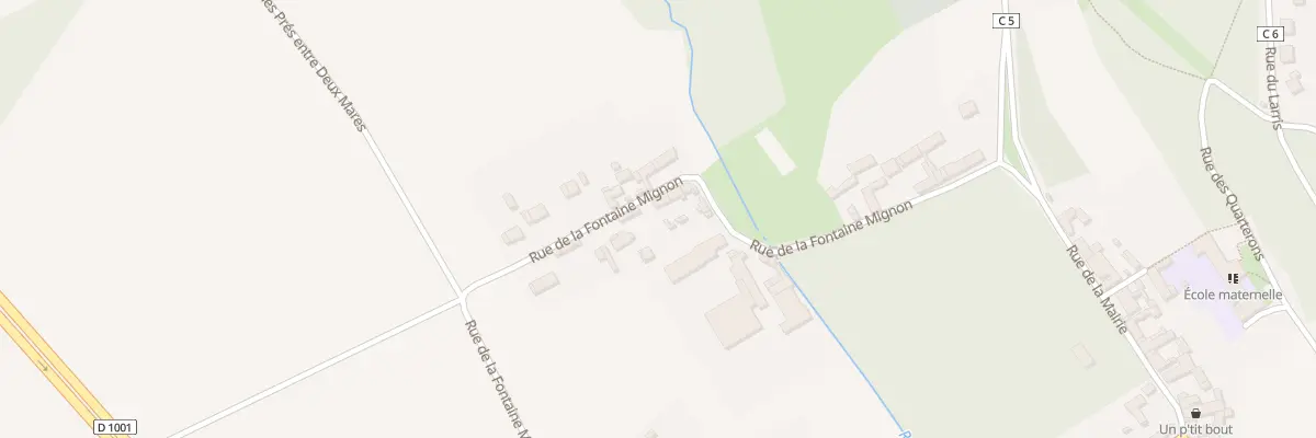 Plan du 341 Rue de la Fontaine Mignon à Ponchon