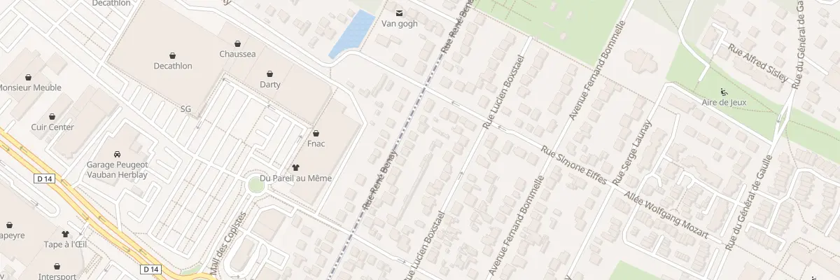Plan du 34 Rue René Benay à Montigny-lès-Cormeilles