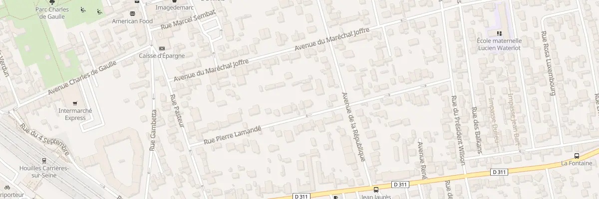 Plan du 19 Rue Pierre Lamandé à Houilles