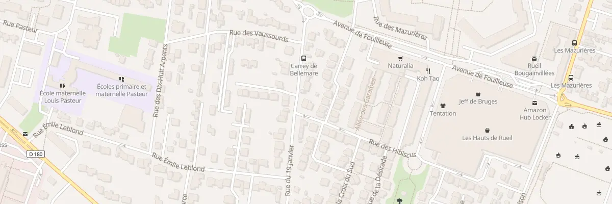 Plan du 19B Rue du Dix Neuf Janvier à Rueil-Malmaison