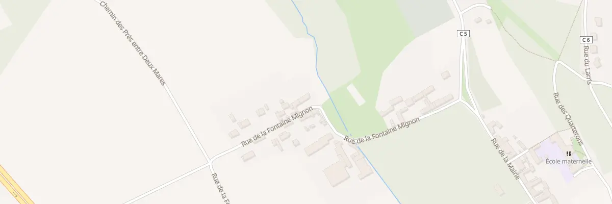 Plan du 326 Rue de la Fontaine Mignon à Ponchon