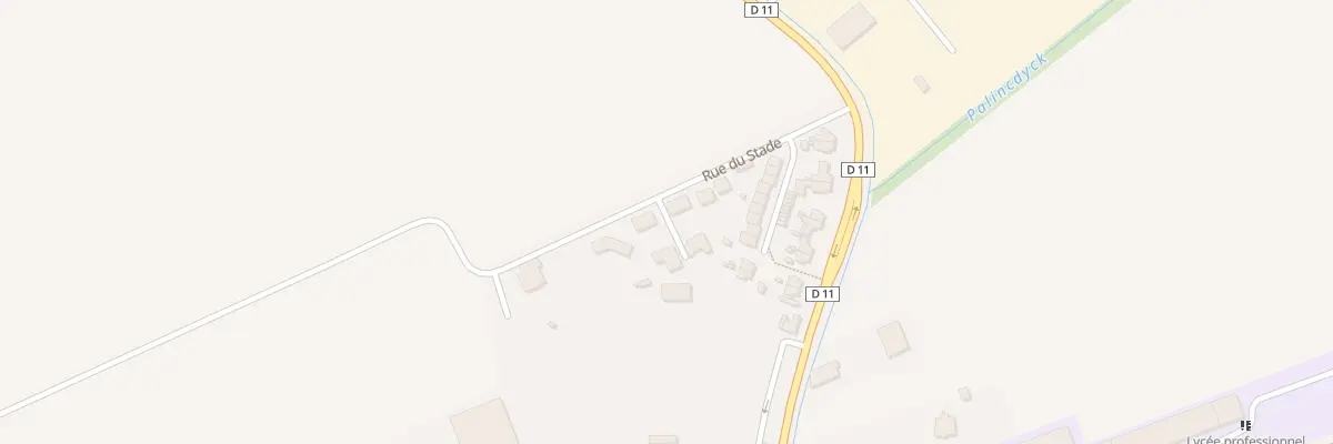 Plan du 11 Rue du Stade à Bourbourg