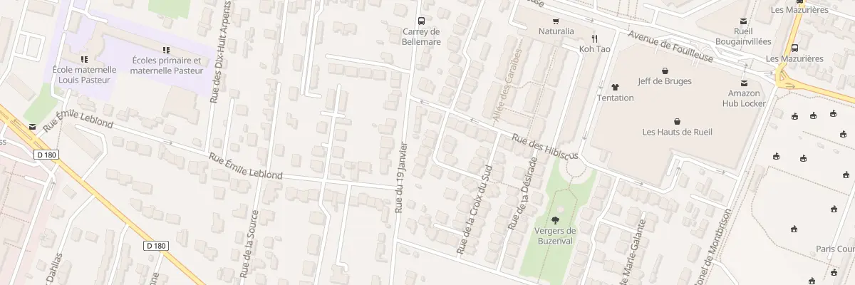 Plan du 15 Rue des Trois Îlets à Rueil-Malmaison