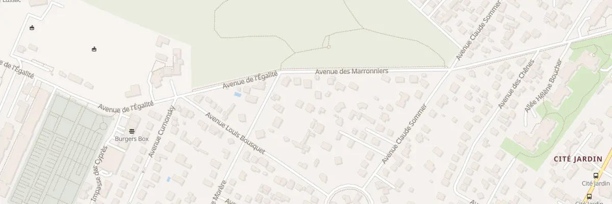 Plan du 34B Av Morère à Beauchamp