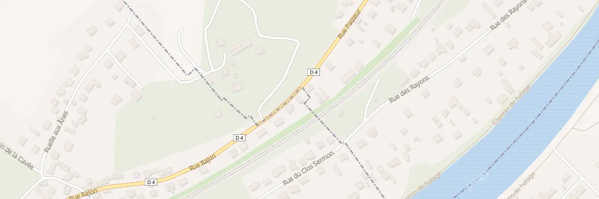 Plan du 1 Rue Rajon à Auvers-sur-Oise