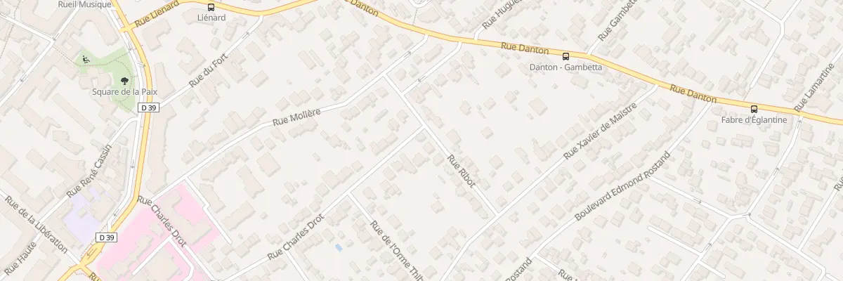 Plan du 2 Rue Ribot à Rueil-Malmaison