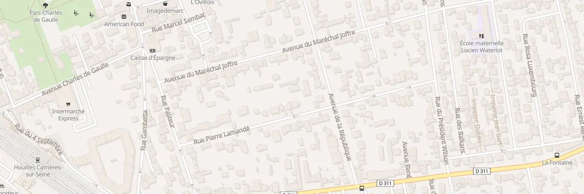 Plan du 19B Rue Pierre Lamandé à Houilles