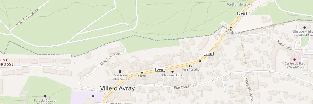 Plan du 33 Rue de Saint-Cloud à Ville-d’Avray