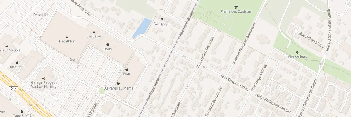 Plan du 40 Rue René Benay à Montigny-lès-Cormeilles