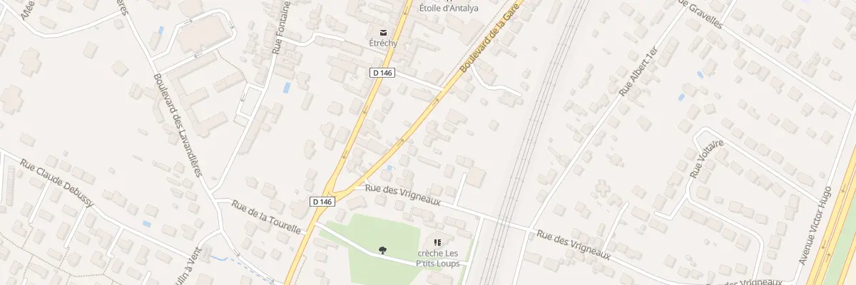 Plan du 31 Bd de la Gare à Étréchy