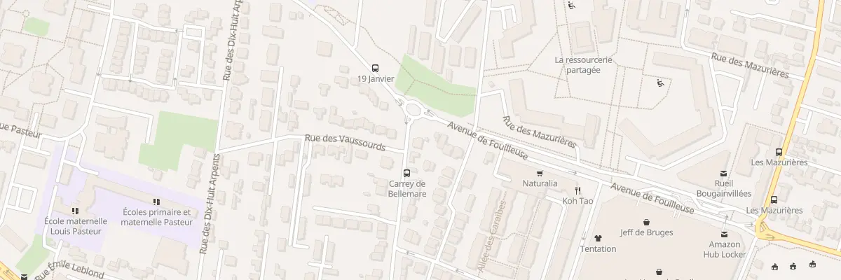 Plan du 1 Rue du Dix Neuf Janvier à Rueil-Malmaison