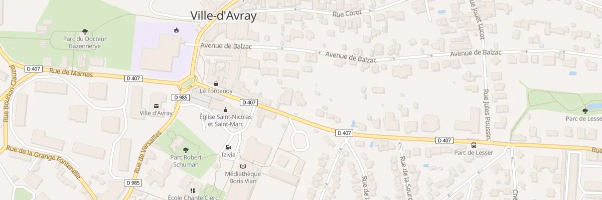 Plan du 21 Rue de Sèvres à Ville-d’Avray