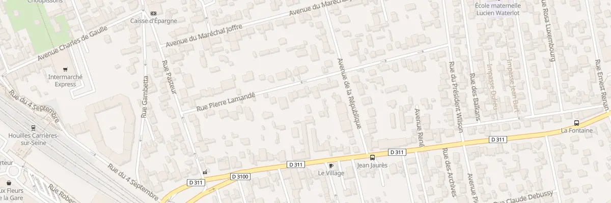 Plan du 20 Rue Pierre Lamandé à Houilles