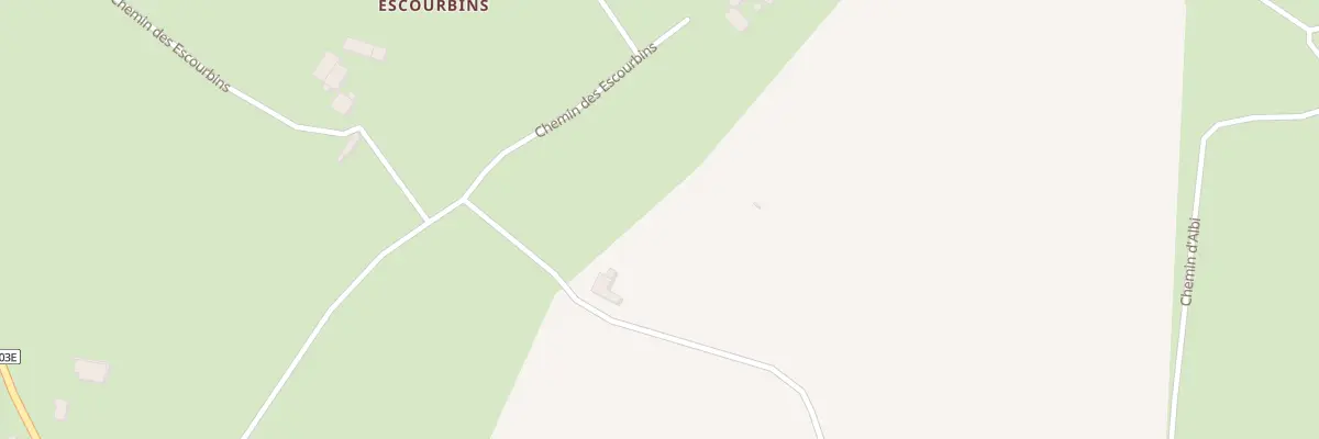 Plan du 606 Che des Escourbins à Rosières
