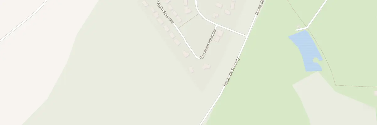 Plan du 30 Rue Alain Fournier à Tigy